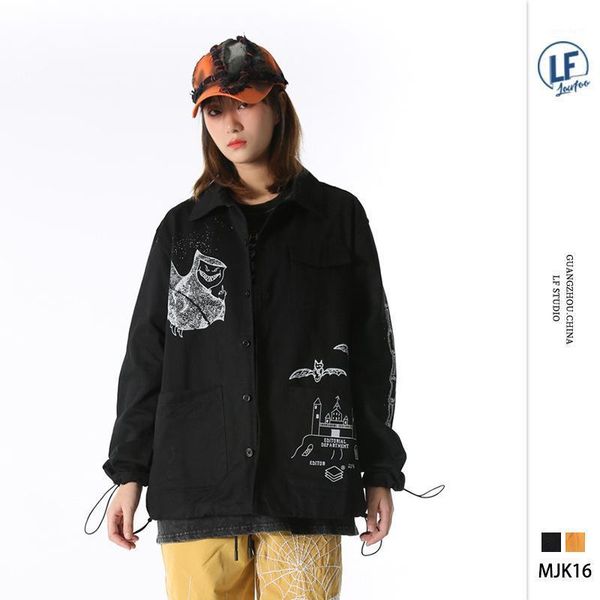 men's trench coats lawfoo2021 spring and summer style origional national trends wear multi-pockets printed drawstring casual shirt men&, Tan;black
men's trench coats lawfoo2021 spring and summer style origional national trends wear multi-pockets printed drawstring casual shirt men&, Tan;black