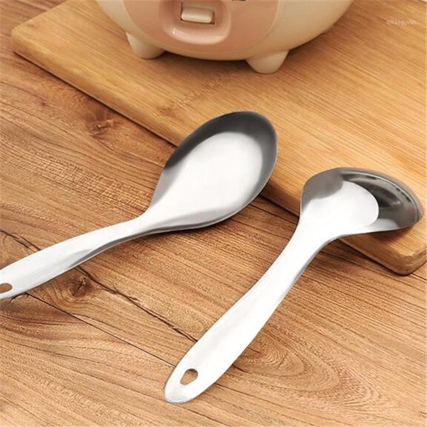 durable 304 stainless steel large rice soup serving spoon kitchen tool kitchen tableware spoons1
durable 304 stainless steel large rice soup serving spoon kitchen tool kitchen tableware spoons1