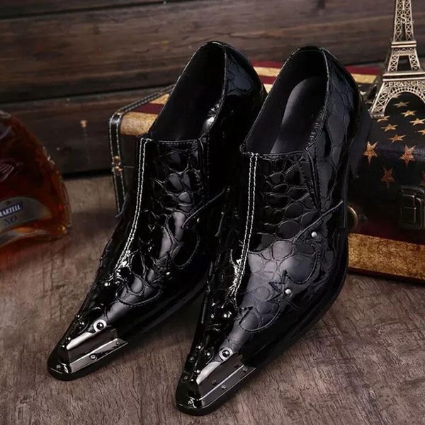 kaeve spring summer black patent leather mens pointed toe dress shoes metal tip studded classic slip on oxford shoes for men1
kaeve spring summer black patent leather mens pointed toe dress shoes metal tip studded classic slip on oxford shoes for men1