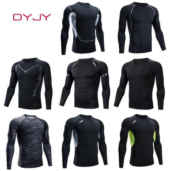running sets dyjy sports compression long sleeves tracksuit for men quick dry wear suit jogging gym fitness workout clothes, Black;blue
running sets dyjy sports compression long sleeves tracksuit for men quick dry wear suit jogging gym fitness workout clothes, Black;blue