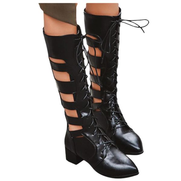 boots women's boots women's hollow high heel shoes fashion non-slip soles solid color high-tube boot #yb40, Black 
boots women's boots women's hollow high heel shoes fashion non-slip soles solid color high-tube boot #yb40, Black