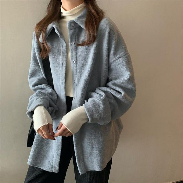 women's jackets corduroy coat for women vintage blue black beige thick shirt clothing girl woolen spring outerwear, Black;brown
women's jackets corduroy coat for women vintage blue black beige thick shirt clothing girl woolen spring outerwear, Black;brown