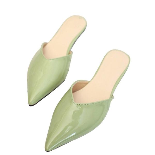 women flats pointed toe patent leather mules soft sole comfort daily walking jelly summer sandals fashion beach casual shoes, Black
women flats pointed toe patent leather mules soft sole comfort daily walking jelly summer sandals fashion beach casual shoes, Black