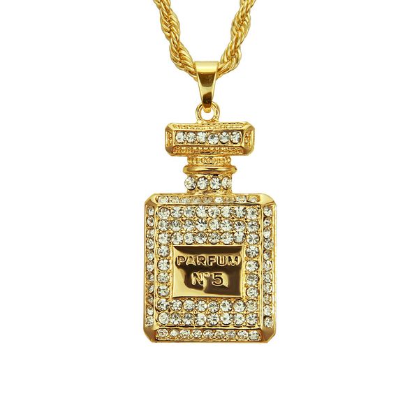 hip hop gold pendant necklace hip hop rapper bottles shape pendant necklace crystal rhinestone jewelry for men women, Silver
hip hop gold pendant necklace hip hop rapper bottles shape pendant necklace crystal rhinestone jewelry for men women, Silver