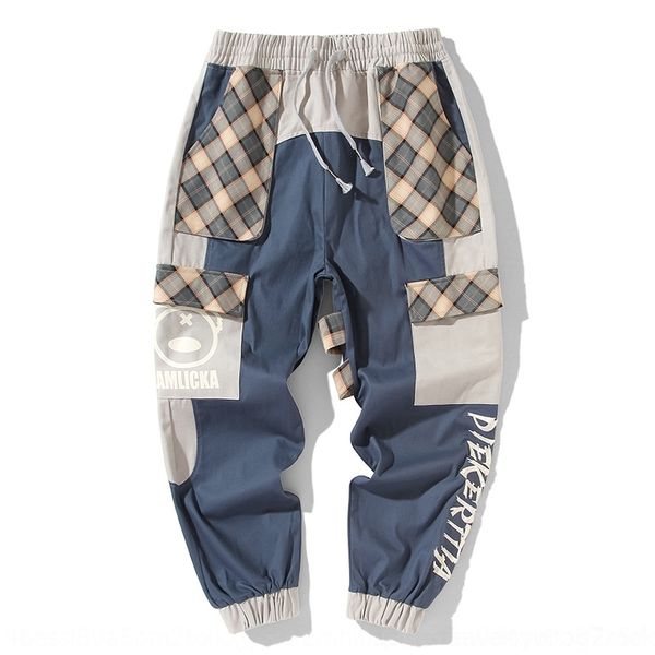 xtxzk pants new style overalls contrast check panda print men's small foot loose harem autumn casual overalls oversized patchwork ot5r0, Blue
xtxzk pants new style overalls contrast check panda print men's small foot loose harem autumn casual overalls oversized patchwork ot5r0, Blue