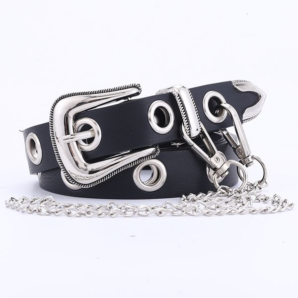 punk fashion women belt with chain pu leather vintage printing pin buckle waist strap jeans trousers dress female wild waistband, Black;brown
punk fashion women belt with chain pu leather vintage printing pin buckle waist strap jeans trousers dress female wild waistband, Black;brown
