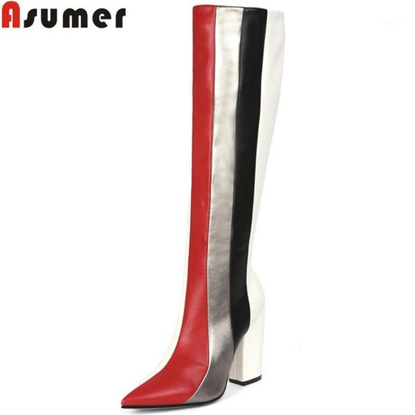 asumer large size fashion knee high boots women pointed toe zip ladies prom boots mixed colors high heels autumn winter1, Black
asumer large size fashion knee high boots women pointed toe zip ladies prom boots mixed colors high heels autumn winter1, Black