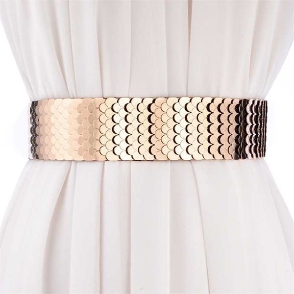 fashion womens girdle wide belt metal fish scale elastic belt elastic belt female girls gift accessories wedding jewelry 220210, Black;brown
fashion womens girdle wide belt metal fish scale elastic belt elastic belt female girls gift accessories wedding jewelry 220210, Black;brown