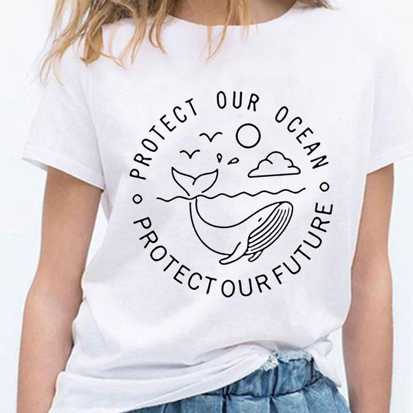 ocean animal protection enthusiasts women's t-shirts 2021 new arrivals summer basic plus size crewneck fashion wholesale, White
ocean animal protection enthusiasts women's t-shirts 2021 new arrivals summer basic plus size crewneck fashion wholesale, White