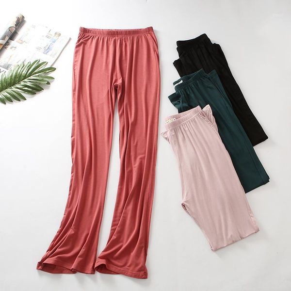 women's sleepwear women sleep bottoms pants spring autumn fashion solid pajama pant pyjamas female loose cotton long homewear trousers, Black;red
women's sleepwear women sleep bottoms pants spring autumn fashion solid pajama pant pyjamas female loose cotton long homewear trousers, Black;red