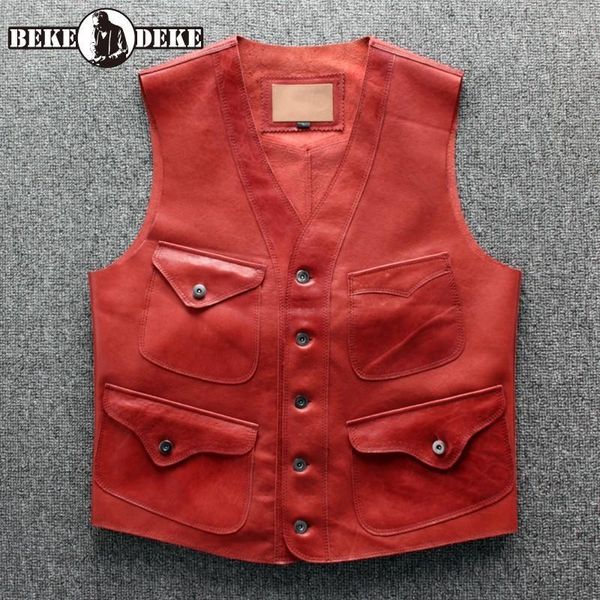 2020 new mens vintage natural sheepskin vest cowboy moto biker sleeveless jacket pockets genuine leather waistcoat1, Black;white
2020 new mens vintage natural sheepskin vest cowboy moto biker sleeveless jacket pockets genuine leather waistcoat1, Black;white