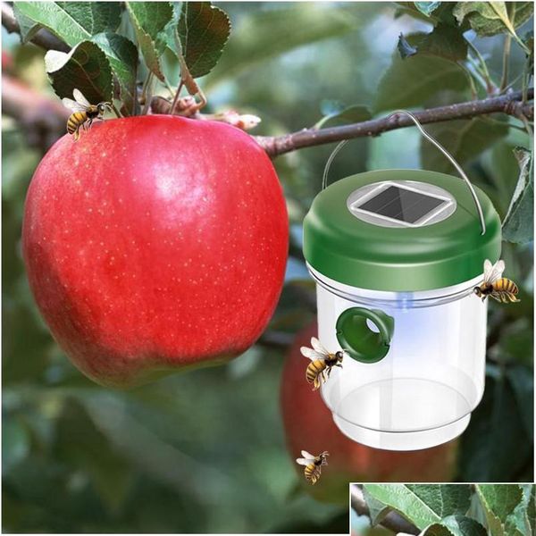 wasp trap, non-toxic wasp trap catcher,reusable solar powered fly trap with ultraviolet led light waterproof for qyldmy garden2010
wasp trap, non-toxic wasp trap catcher,reusable solar powered fly trap with ultraviolet led light waterproof for qyldmy garden2010