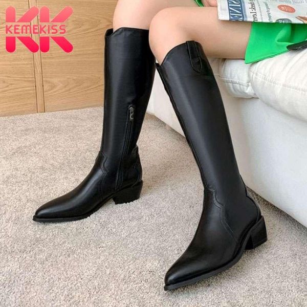 kemekiss women winter knee high boots pointed toe zipper women long boots fashion cool shoes woman footwear size 31-43, Black
kemekiss women winter knee high boots pointed toe zipper women long boots fashion cool shoes woman footwear size 31-43, Black
