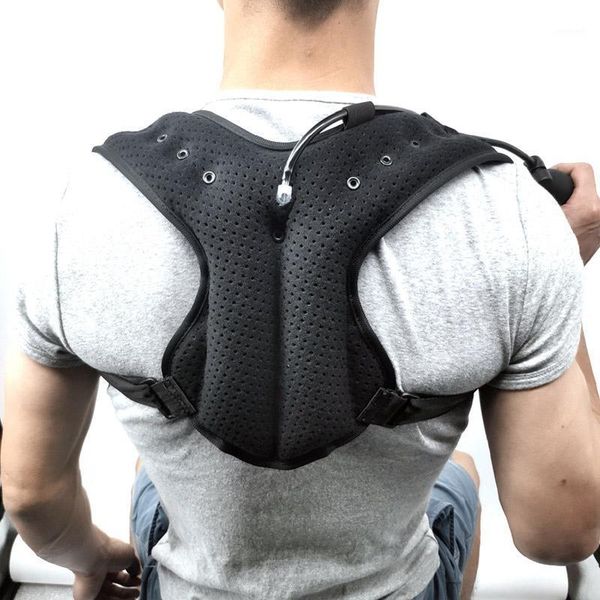 adjustable clavicle posture corrector inflatable design upper back brace shoulder lumbar support belt corset posture correction1, Black;blue
adjustable clavicle posture corrector inflatable design upper back brace shoulder lumbar support belt corset posture correction1, Black;blue
