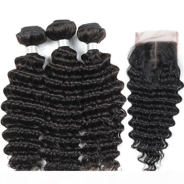deep wave bundles with closure grade 10a brazilian virgin hair 3 bundles with 4x4 lace closure human hair weaves extension natural color, Black;brown
deep wave bundles with closure grade 10a brazilian virgin hair 3 bundles with 4x4 lace closure human hair weaves extension natural color, Black;brown