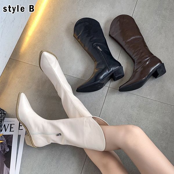 women boots knee high heels wedges long boots lady leather cowboy winter designer pointed toe platform thigh 2020, Black
women boots knee high heels wedges long boots lady leather cowboy winter designer pointed toe platform thigh 2020, Black