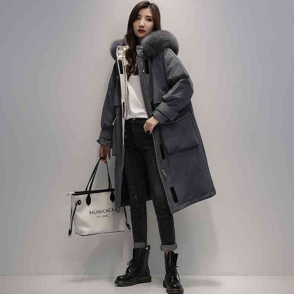 women's down & parkas women jacket winter 90% white duck jackets female real fur collar hooded lady coats casaco outwears 3im5, Black
women's down & parkas women jacket winter 90% white duck jackets female real fur collar hooded lady coats casaco outwears 3im5, Black