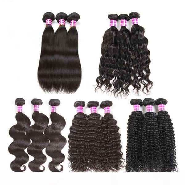 brazilian virgin hair bundles with closure and lace frontal straight body water deep wave kinky curly human hair extensions weave bundles, Black
brazilian virgin hair bundles with closure and lace frontal straight body water deep wave kinky curly human hair extensions weave bundles, Black