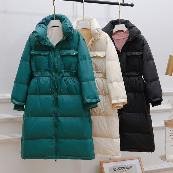 women's winter pakas with double neck down, white duck feather woman's thick snow coat, clothes of 2020
women's winter pakas with double neck down, white duck feather woman's thick snow coat, clothes of 2020