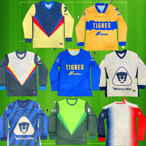 2021 club jersey mexican league tiger cougar sports football jersey 2021 men's club long sleeve football jersey, Black;yellow
2021 club jersey mexican league tiger cougar sports football jersey 2021 men's club long sleeve football jersey, Black;yellow