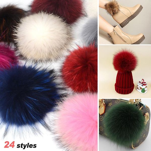big size diy real fur pompoms raccoon fur pom poms balls natural pompon for hats bags shoes scarves accessories, Blue;gray
big size diy real fur pompoms raccoon fur pom poms balls natural pompon for hats bags shoes scarves accessories, Blue;gray