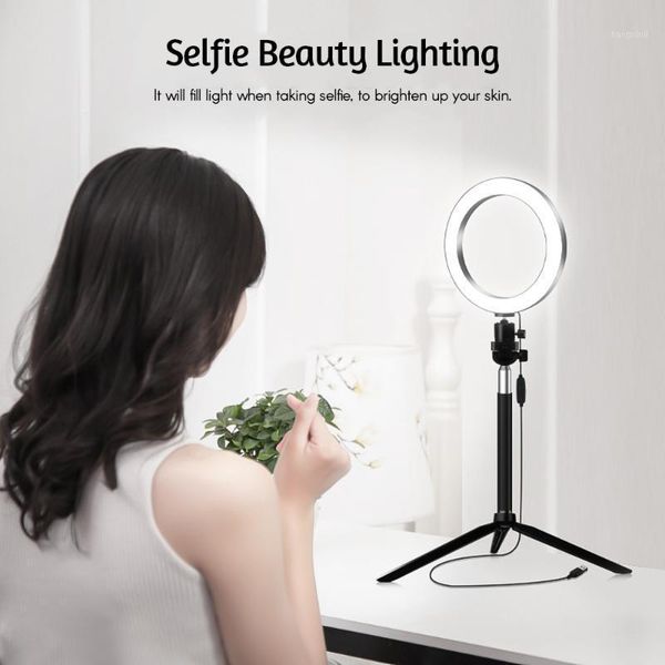 14.5cm 3200k-5600k bi-color dimmable beauty light set ring video light 5w equipped with ball head with tabletripod selfie1
14.5cm 3200k-5600k bi-color dimmable beauty light set ring video light 5w equipped with ball head with tabletripod selfie1