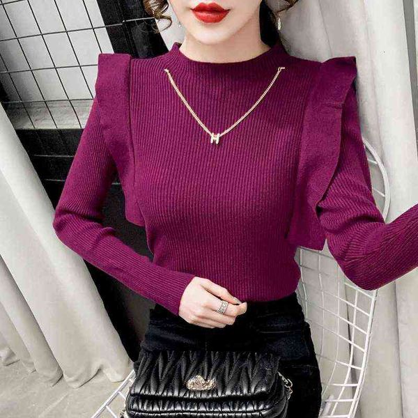 casual dresses 2022 sweater women's interior with autumn and winter dign feeling ruffle necklace slim knit bottomed shirt foreign style, Black;gray
casual dresses 2022 sweater women's interior with autumn and winter dign feeling ruffle necklace slim knit bottomed shirt foreign style, Black;gray