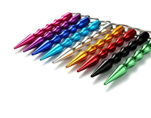 aliuminum self defense safety women spike stick keychain key chain metal wholesale color shipped by random ing, Silver
aliuminum self defense safety women spike stick keychain key chain metal wholesale color shipped by random ing, Silver