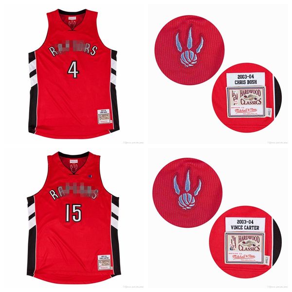men toronto raptors vince carter 4 bosh mitchell & ness red 2003-04 authentic jersey, Black;red
men toronto raptors vince carter 4 bosh mitchell & ness red 2003-04 authentic jersey, Black;red