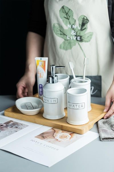 bath accessory set simple ceramic sanitary ware wash suit bathroom amenities decoration model room tooth brushing cup mug shower accessories
bath accessory set simple ceramic sanitary ware wash suit bathroom amenities decoration model room tooth brushing cup mug shower accessories