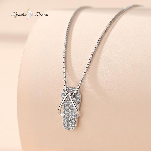 chains s925 sterling silver creative slippers necklace female personality design pendant trendy simple clavicle chain fine jewelry
chains s925 sterling silver creative slippers necklace female personality design pendant trendy simple clavicle chain fine jewelry