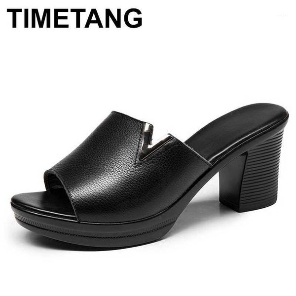 slippers timetang 2021 summer women genuine leather thick sole thongs shoes black white slides sandals1
slippers timetang 2021 summer women genuine leather thick sole thongs shoes black white slides sandals1