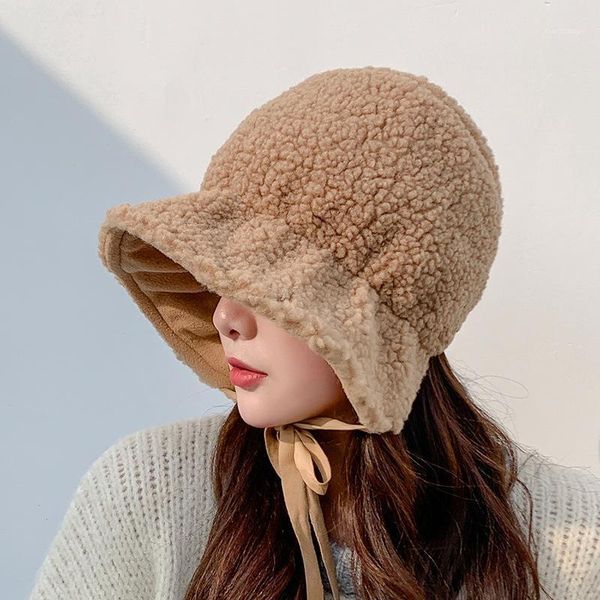 Sparsil Winter Women Cute Wool Ear Caps Student Plush Thicken Outdoor Warm Windproof Beanies Solid Color Wide Brim Lace Up Hats1, Blue;gray
Sparsil Winter Women Cute Wool Ear Caps Student Plush Thicken Outdoor Warm Windproof Beanies Solid Color Wide Brim Lace Up Hats1, Blue;gray