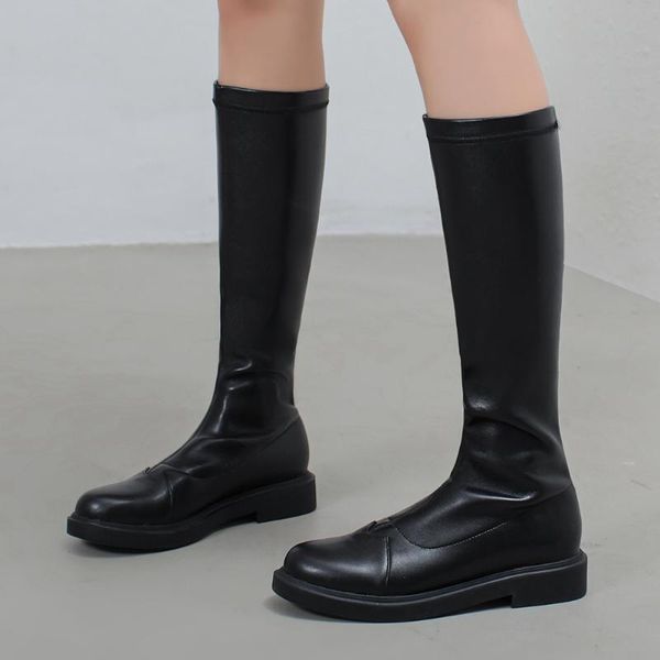 new arrivals big size 43 cozy heels chic winter shoes boots women fashion slip on ladies riding boot female, Black
new arrivals big size 43 cozy heels chic winter shoes boots women fashion slip on ladies riding boot female, Black