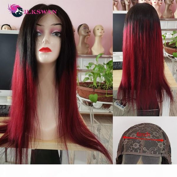 silkswan burgundy 4x4 closure wig straight 1b 99j human hair wigs brazilian remy hair 180 density ombre wigs for women, Black;brown
silkswan burgundy 4x4 closure wig straight 1b 99j human hair wigs brazilian remy hair 180 density ombre wigs for women, Black;brown