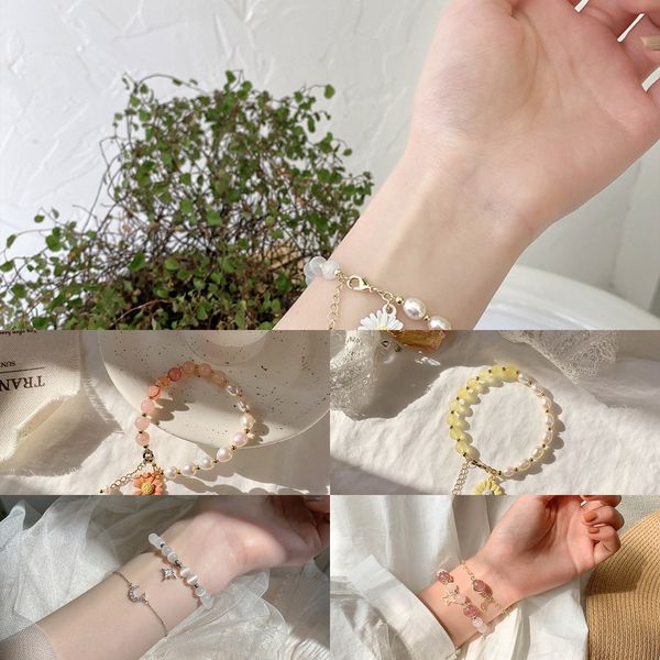 daisy female mori korean version of small fresh ins cat's pearl bracelet eye pearl simple bracelet srtju, Golden;silver
daisy female mori korean version of small fresh ins cat's pearl bracelet eye pearl simple bracelet srtju, Golden;silver