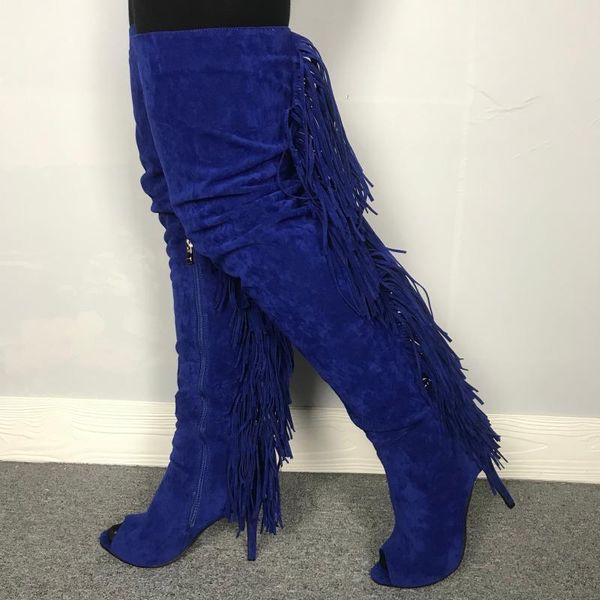 синие замшевые сапоги женщины винтажные бахромы кисточек stiefel открытый носок колено высокий гладиатор ботинок кожа женские пинетки высоки, Black
синие замшевые сапоги женщины винтажные бахромы кисточек stiefel открытый носок колено высокий гладиатор ботинок кожа женские пинетки высоки, Black