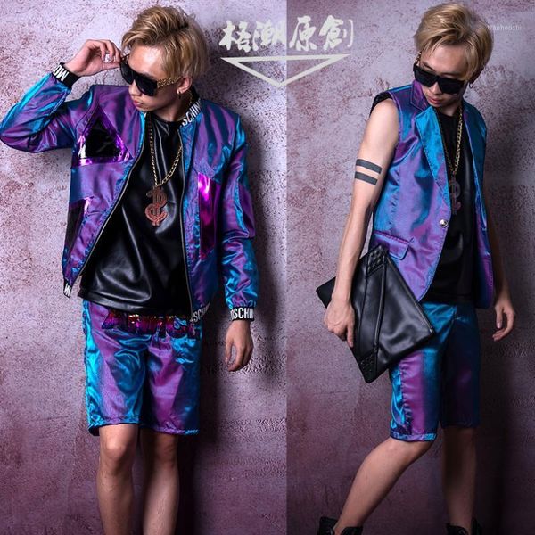 m-6xlnightclub male singer dsdj big-name catwalk gd purple mercerized effect baseball sleeve hairdresser bar costumes1, White;black 
m-6xlnightclub male singer dsdj big-name catwalk gd purple mercerized effect baseball sleeve hairdresser bar costumes1, White;black
