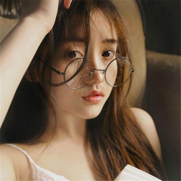 sunglasses jaxin simple fashionable round glasses women metal frame handsome transparent men retro personality flat mirror uv400, White;black
sunglasses jaxin simple fashionable round glasses women metal frame handsome transparent men retro personality flat mirror uv400, White;black