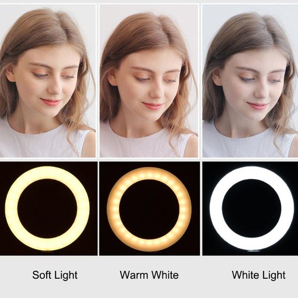 led selfie ring light phone pgraphy video makeup lamp 160mm usb interface dimmable 0.5m/1.6m/2.10m light stand optionals
led selfie ring light phone pgraphy video makeup lamp 160mm usb interface dimmable 0.5m/1.6m/2.10m light stand optionals