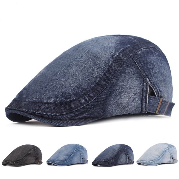 повседневный denim flat cap регулируемая хлопок hat cap джефф омывается классический ковбой женщина и мужчина vintage fashion, Blue;gray
повседневный denim flat cap регулируемая хлопок hat cap джефф омывается классический ковбой женщина и мужчина vintage fashion, Blue;gray