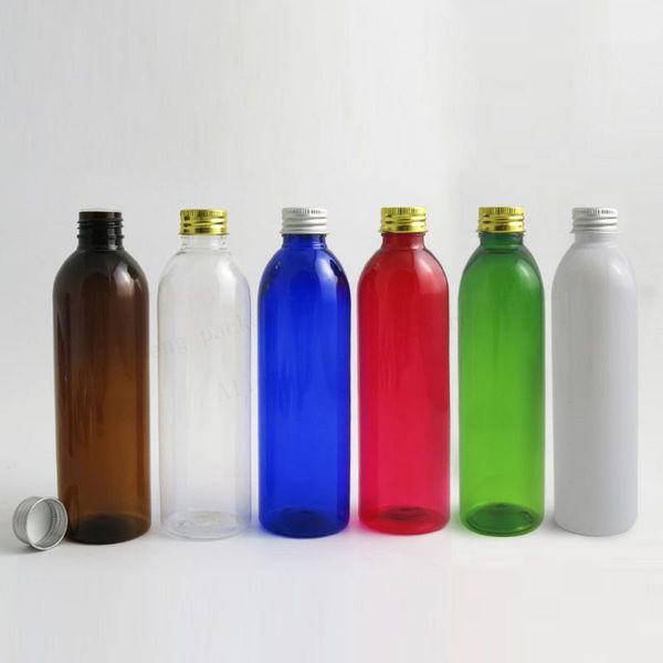 20 x empty refillable blue amber clear pet bottle with aluminum cap 8.33oz pet shampoo bottle 250ml plastic container1
20 x empty refillable blue amber clear pet bottle with aluminum cap 8.33oz pet shampoo bottle 250ml plastic container1