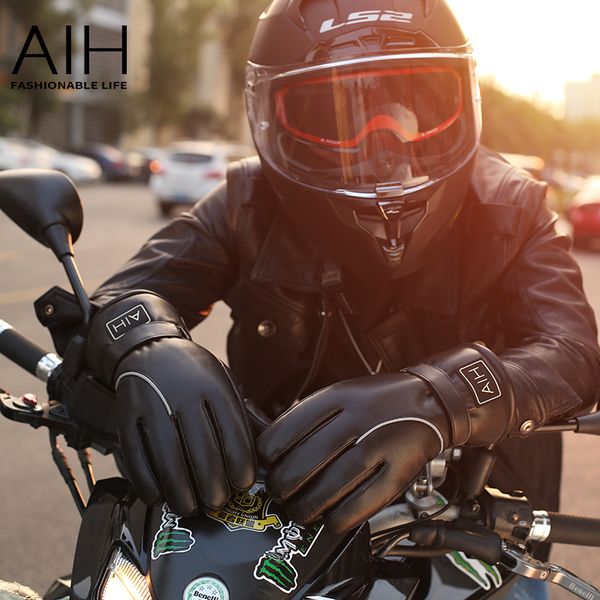 leather men' riding plush thickening touch screen thermal waterproof cycling windproof motorcycle gloves winter, Blue;gray
leather men' riding plush thickening touch screen thermal waterproof cycling windproof motorcycle gloves winter, Blue;gray