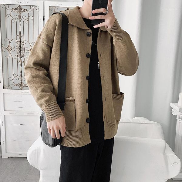 2020 spring and autumn new youth popular solid color single-breasted cardigan sweater fashion casual wild loose -2xl1, White;black
2020 spring and autumn new youth popular solid color single-breasted cardigan sweater fashion casual wild loose -2xl1, White;black