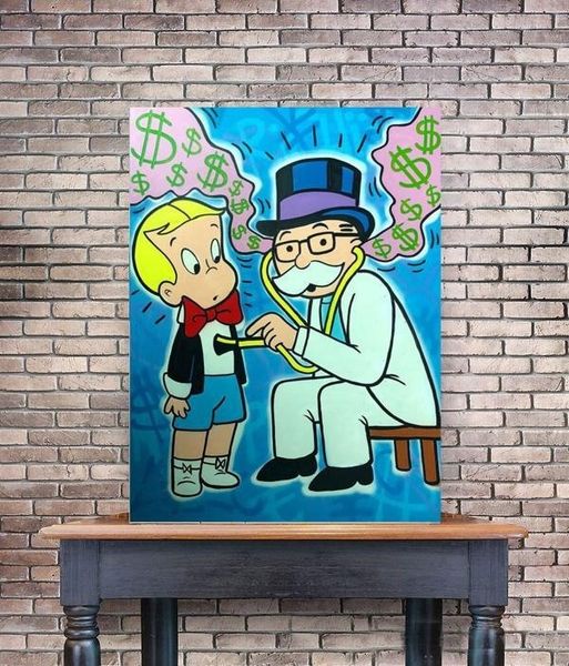 alec монополии доллара стетоскоп wall art холст картина масло мультфильм плакат распечатки на стену картинки для детей детской спальни home
alec монополии доллара стетоскоп wall art холст картина масло мультфильм плакат распечатки на стену картинки для детей детской спальни home