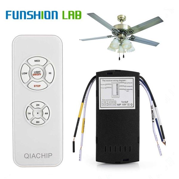 funshio universal ceiling fan lamp remote control kit ac 110-240v timing control switch adjusted wind speed transmitter receiver1
funshio universal ceiling fan lamp remote control kit ac 110-240v timing control switch adjusted wind speed transmitter receiver1