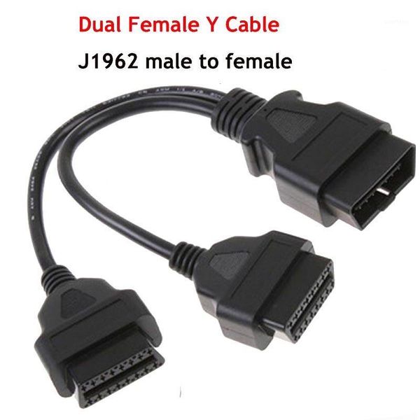 30cm obd2 16 pin cable extension splitter male to dual female y obd 16pin cable 1-2 obd connector adapter
30cm obd2 16 pin cable extension splitter male to dual female y obd 16pin cable 1-2 obd connector adapter