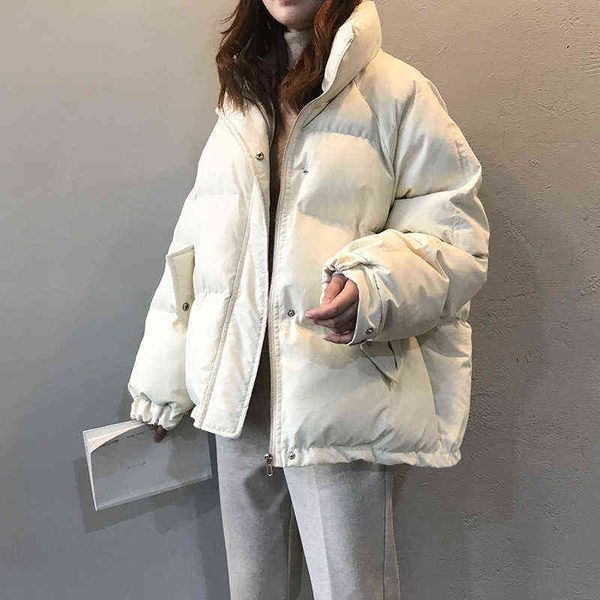 ladies fashionable winter oversized stand collar down jacket women 2022 warm thick loose chic parka bread padded coat 211221, Black
ladies fashionable winter oversized stand collar down jacket women 2022 warm thick loose chic parka bread padded coat 211221, Black