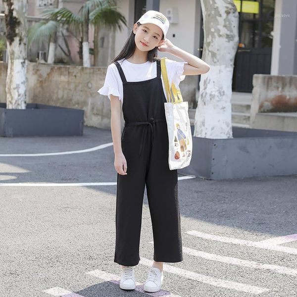 2020 summer toddler kids baby girls clothes sets children short sleeve jumpsuit overalls pants outfit for girls suit w3131, White
2020 summer toddler kids baby girls clothes sets children short sleeve jumpsuit overalls pants outfit for girls suit w3131, White
