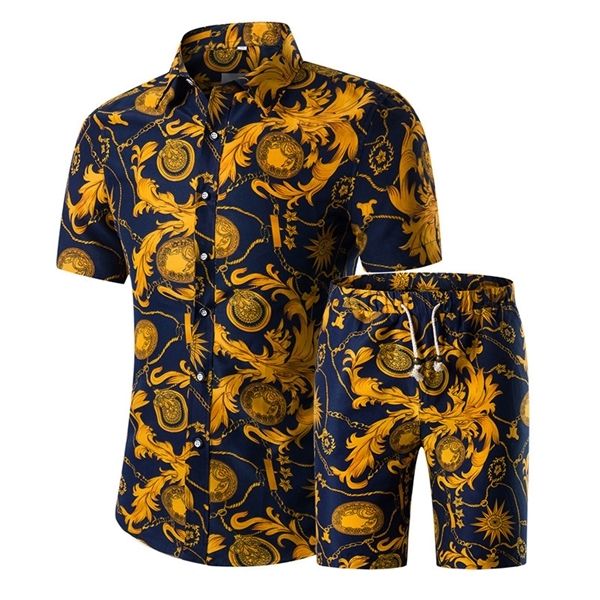men jogger sets pattern summer new casual mens floral hawaii tracksuit beach shirts+shorts two pieces sports suits slim fit 5xl 1022, Gray
men jogger sets pattern summer new casual mens floral hawaii tracksuit beach shirts+shorts two pieces sports suits slim fit 5xl 1022, Gray